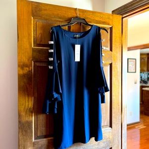 Navy MSK Dress NWT